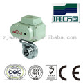 Válvula de borboleta elétrica sanitária de aço inoxidável (IFECBV100004)